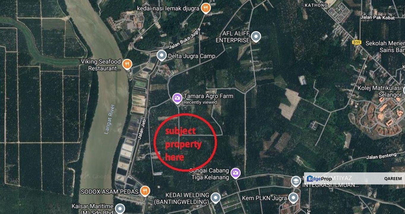 [FREEHOLD] 2.68 Ekar Ladang Kelapa Sawit Jugra Banting. Kuala Langat, Selangor, Banting