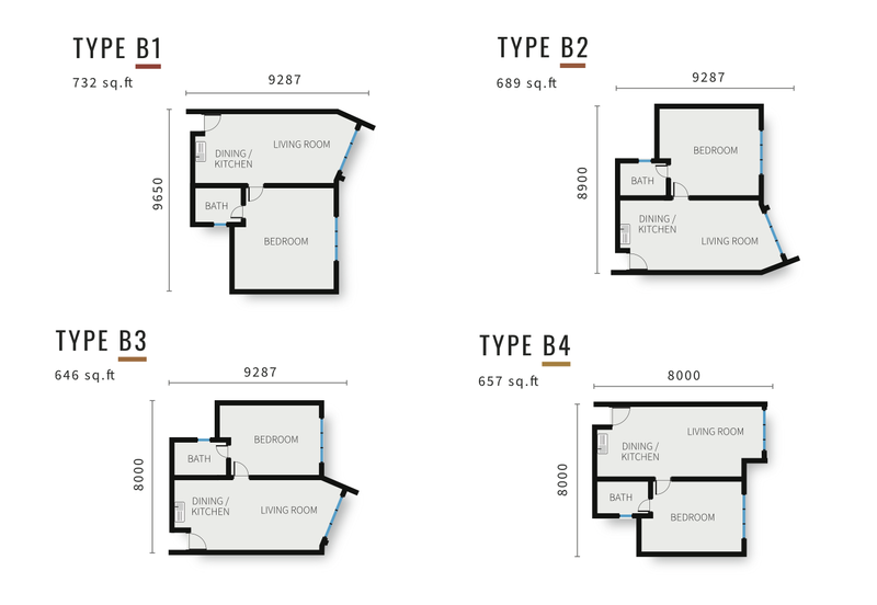 Cherita PJS Low Density 286 Unit Premium 1Bedroom Partly Furnished Come With 2 Carpark 