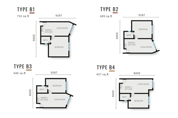 Cherita PJS Low Density 286 Unit Premium 1Bedroom Partly Furnished Come With 2 Carpark 