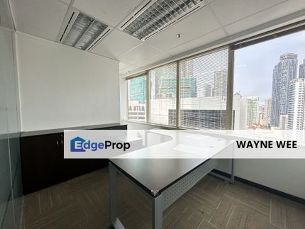 Menara Citibank - High floor fitted office with rooms  - Ampang park LRT station, Jalan Tun Razak, KLCC office, Kuala Lumpur, KLCC