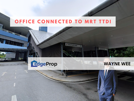 Partial furnished office that connected to MRT TTDI (covered walkway) - Menara Glomac, Taman Tun Dr Ismail, Kuala Lumpur, Taman Tun Dr Ismail