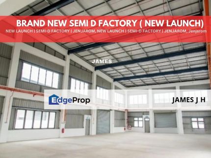 New Semi D Factory with 1 storey office, Taman Perindustrian Coastview, Telok Panglima Garang, Selangor, Klang