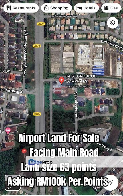  Airport Land For Sale! Facing Main Road, Sarawak, Kuching