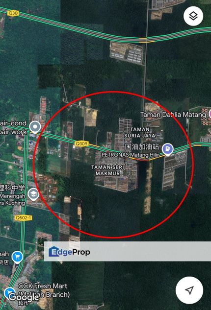  6th mile, matang road Land For Sale, Sarawak, Kuching