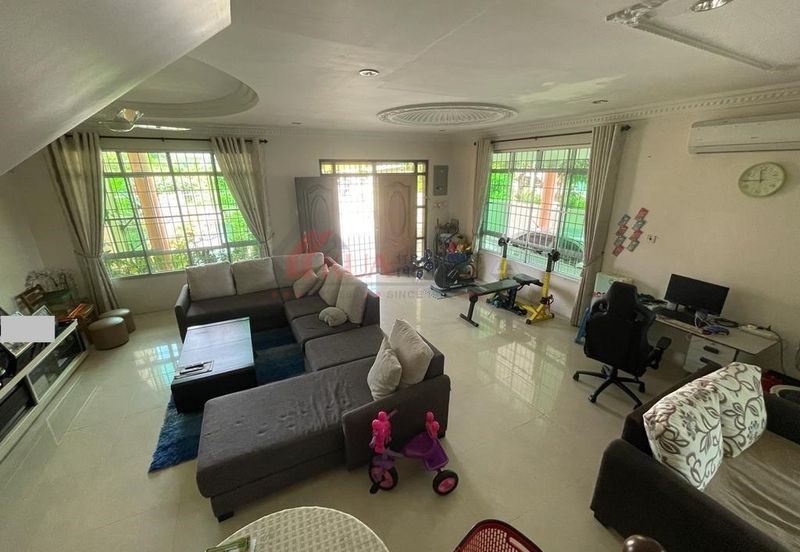 Double Storey Semi Detached House For Sale! Located at Ong Guan Poh, Rubber Road