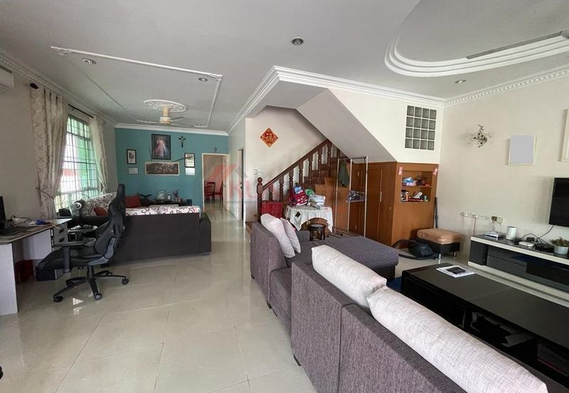 Double Storey Semi Detached House For Sale! Located at Ong Guan Poh, Rubber Road