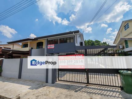 Double Storey Semi-Detached House For Rent! Located at Jalan Green, Near SGH, Sarawak, Kuching