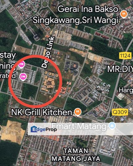 Land For Sale at Jalan Kasuari / Depo Link Matang 1 acre, Sarawak, Kuching