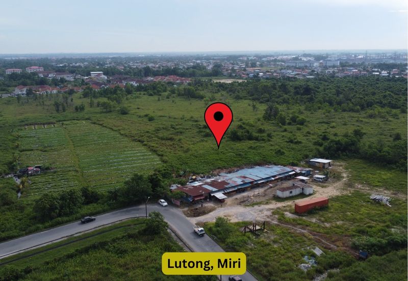 Miri Freehold Agriculture Land (永久地皮) For Sale! Location: Lutong Industrial, Miri