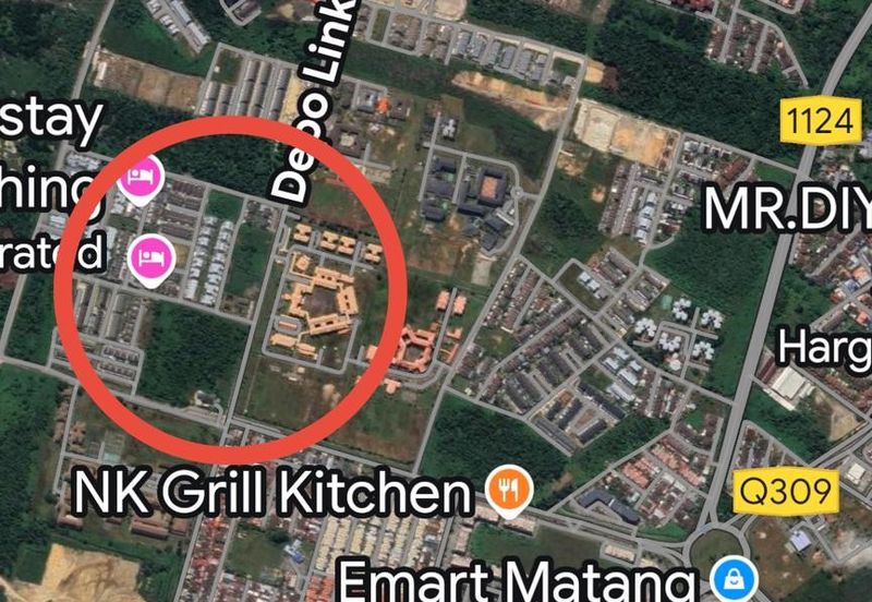 Native Land For Sale at Jalan Kasuari / Depo Link Matang  