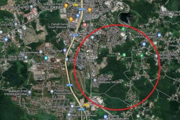 Mixed Zone Land for Sale! Located at Sungai Tapang, Stakan