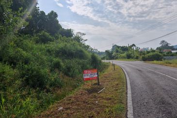 Main Roadside Land For Sale! Located at Jambusan