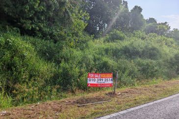 Main Roadside Land For Sale! Located at Jambusan