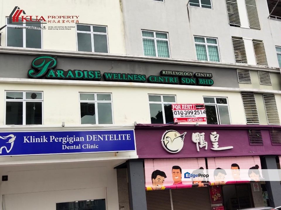 1st Floor Commercial Shoplot For RENT! Located at Stutong Parade (opposite Public Bank), Sarawak, Kuching