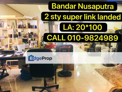 2 sty Super Link Landed House, 20X100, Selangor, Bandar Kinrara Puchong