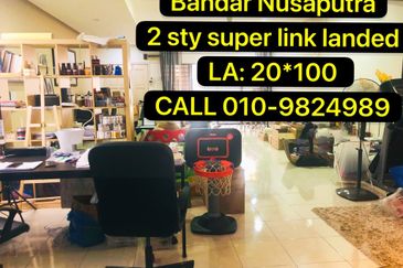 2 sty Super Link Landed House, 20X100