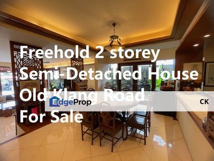 2 storey rare unit Semi-Detached House @Taman Bukit Indah, Old Klang Road, Kuala Lumpur, Kuala Lumpur, Kuchai Lama