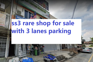 2 storey Freehold shop SS3 with 3 lanes parking space@ Petaling Jaya, Selangor