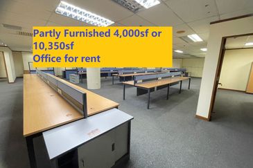 Partly furnished Office For rent 2mins walk to ＭＲＴ