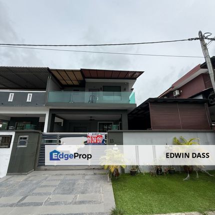 Jalan Bayan Scientex @ Pasir Gudang Double Storey Cluster House Partial Furnished Renovated Unit Gated n Guarded, Johor, Pasir Gudang