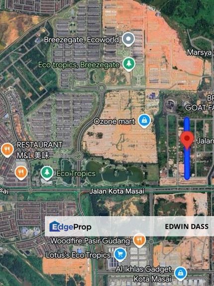 Bungalow Land Tmn Kota Masai , Johor, Pasir Gudang