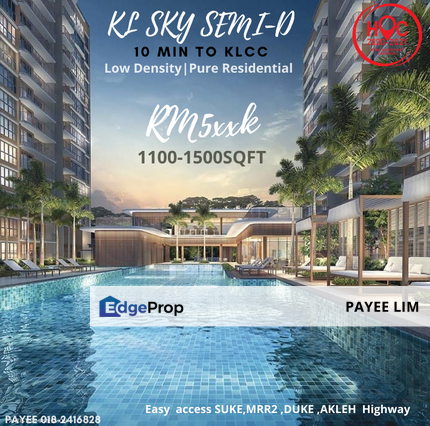  SUPER Low Density Sky SEMI-D CONDO , Kuala Lumpur, Taman Melawati