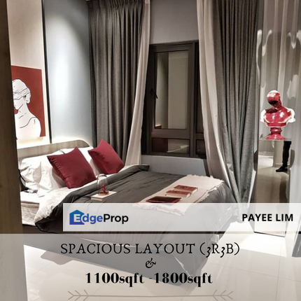 Luxury Sky Semi-D Condo with KLCC Full View 1000sf, Kuala Lumpur, Bandar Baru Sri Petaling