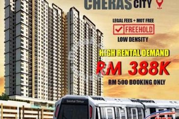 Cheras FREEHOLD MRT Project only from RM388K 