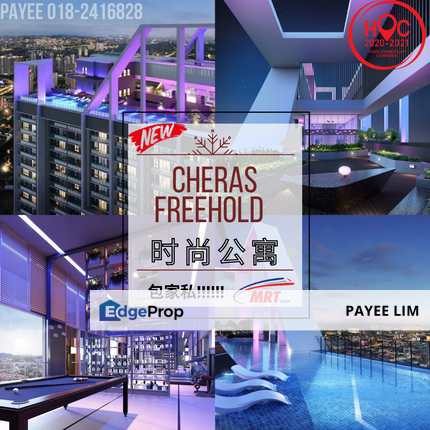 Cheras Super Low Density Condo Next to MRT &Mall , Selangor, Cheras