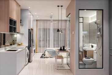 1min walk to LRT 3.5mins to KLCC. Airbnb