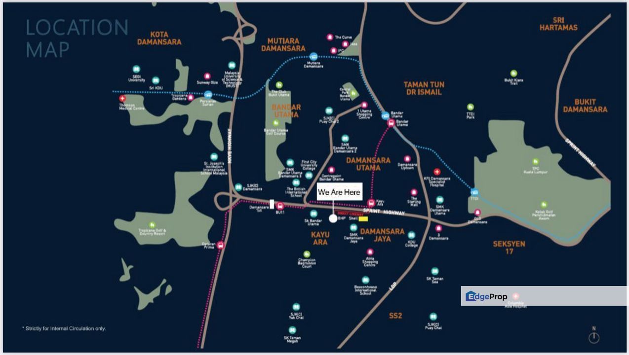 Grand Damansara Walking distance LRT & MRT, 5min Bandar Utama, Selangor, Petaling Jaya