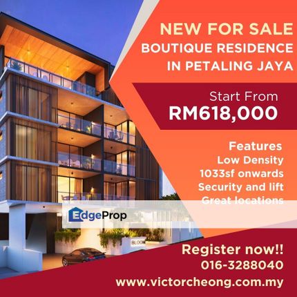 New Launch Boutique Residence in PJ, Selangor, Kayu Ara