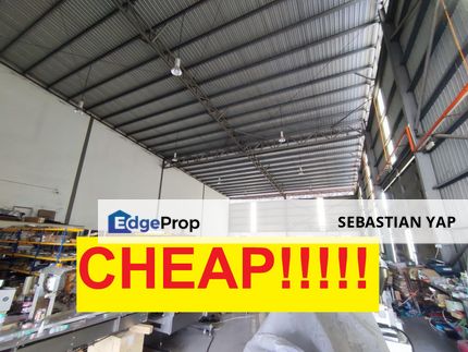 Huge 1.5 storey semi d factory for sale in Telok Panglima Garang, Selangor., Selangor, Telok Panglima Garang