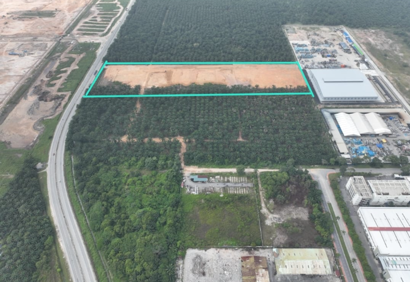 10-Acre Freehold Intermediate Industrial Land in Olak Lempit – RM80/sqft