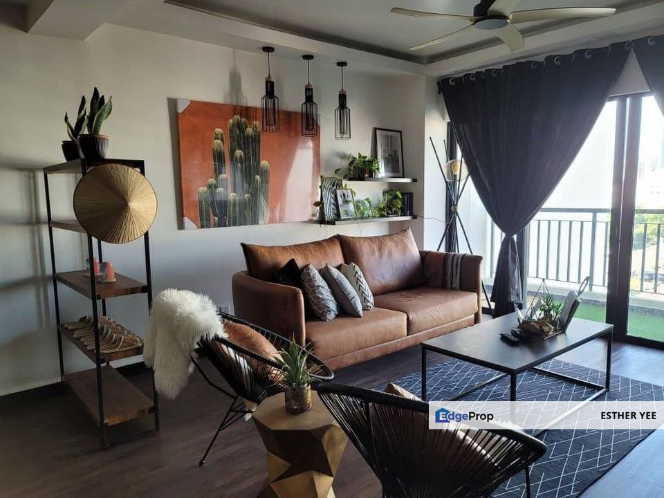 Facing KLCC - Fully-Furnished - Medium Floor - 1290 sqft - 3r2b , Selangor, Ampang