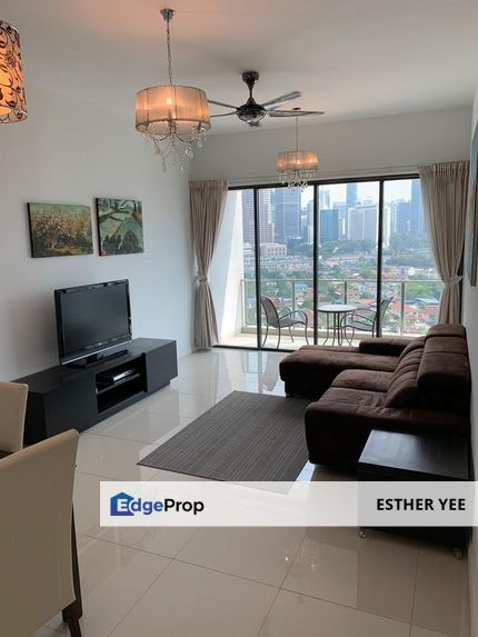 Below Market - Freehold - Facing KLCC - MRT - Fully-Furnished - 969 sqft - 2r2b, Kuala Lumpur, KL City