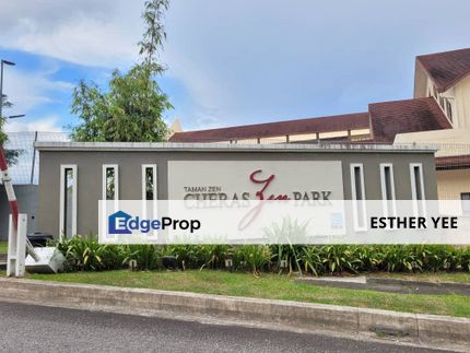 Freehold Gated Extra Land 2.5 Stry Semi D @ Cheras Zen Park nearby Taman Cuepacs/ Taman Cheras Hartamas/ Taman Segar/ Taman Taynton View, Selangor, Cheras