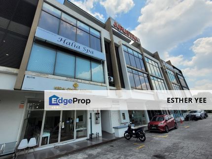 Cheap Limited Nice Facing Mainroad 3 Storey End Lot Shop with Private Lift @ Dagang Cahaya, Selangor, Ampang