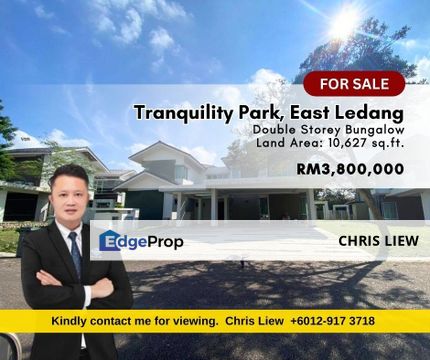 Tranquility Park, East Ledang big bungalow pool villa, good condition, nice environment for living, Johor, Nusajaya