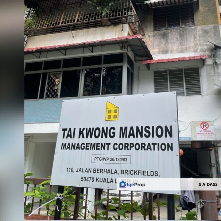 Brickfields - Tai Kwong Mansion,  Value Investment, Kuala Lumpur, Brickfields