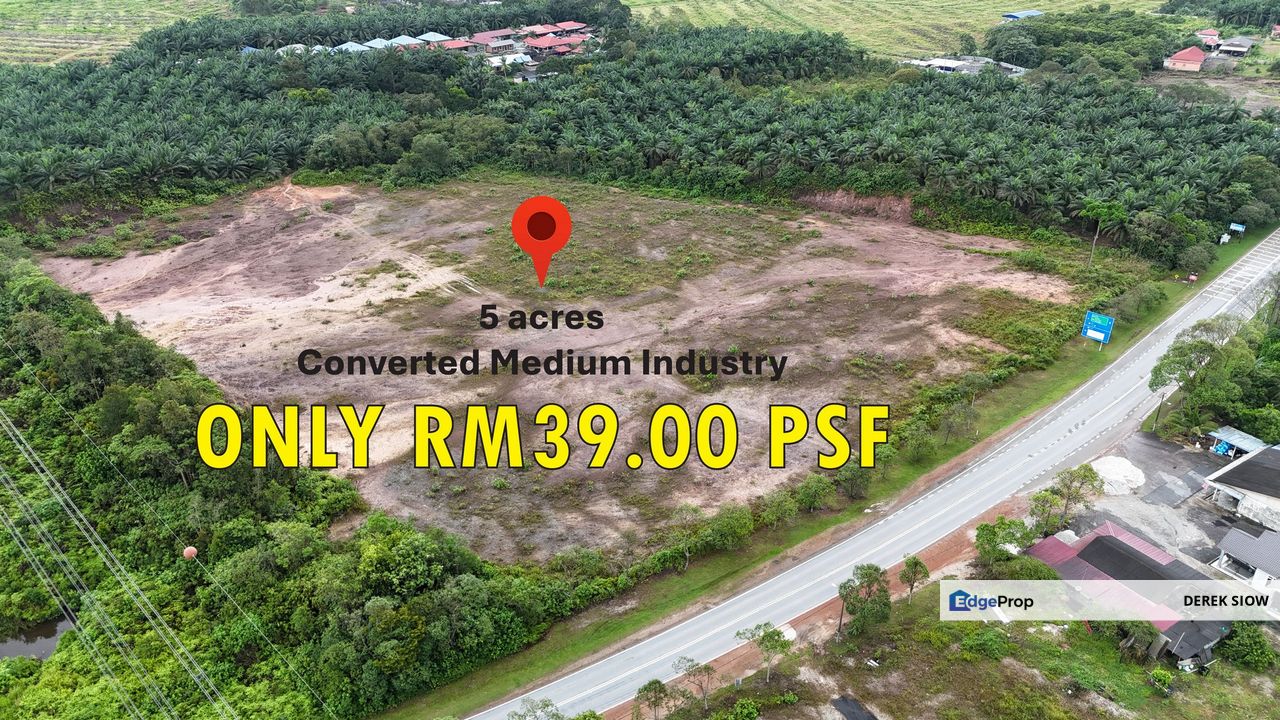 5 acres of Converted Medium Industrial Land in Sedenak, Johor, Johor, Kulai
