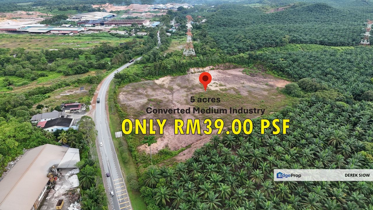 5 acres of Converted Medium Industrial Land in Sedenak, Johor, Johor, Kulai