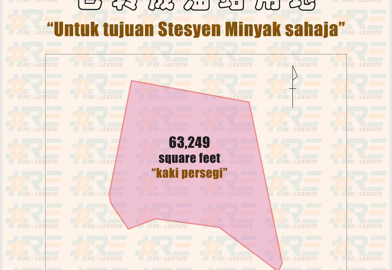 Petrol Station Land (1.45 Acres) @ Lebuh AMJ, Sungai Rambai, Jasin