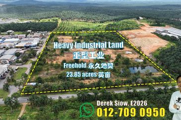 23.85 Acres of Heavy Industrial Land in Kluang, Johor