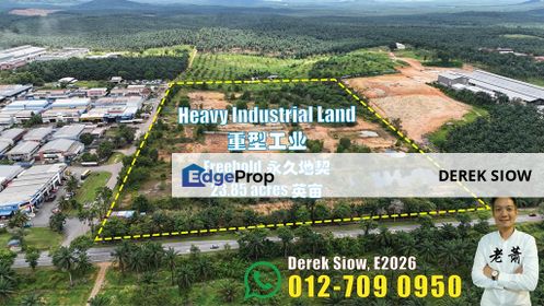23.85 Acres of Heavy Industrial Land in Kluang, Johor, Johor, Kluang