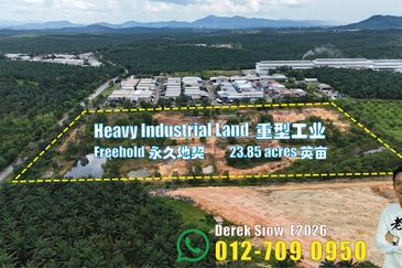 23.85 Acres of Heavy Industrial Land in Kluang, Johor
