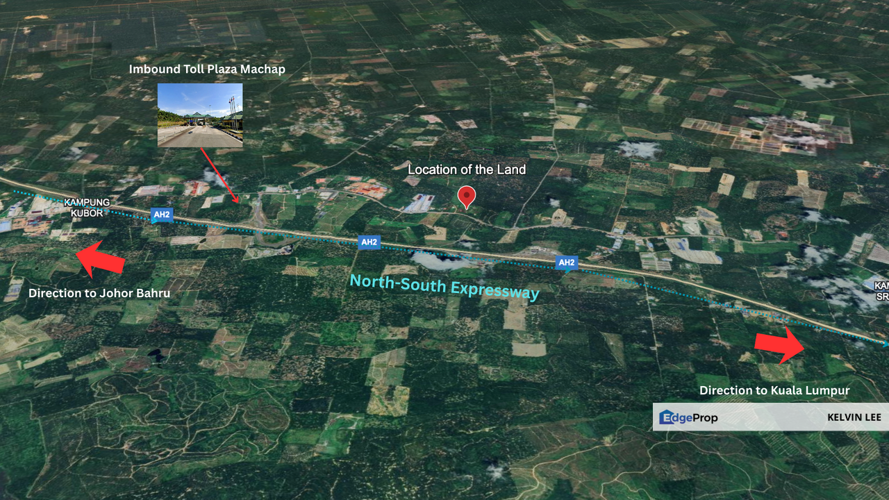 Jalan Besar - Jalan Air Hitam, Simpang Renggam, Johor  Light Industrial Freehold Land For Sale, Johor, Kluang