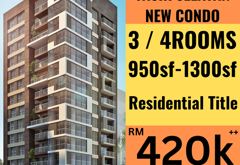 [New Condo] Tasik Selatan , Low Density , Residential Title , RM500 Booking , Below Market