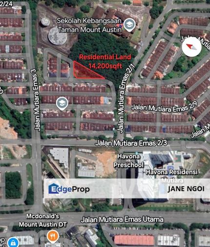 Taman Mount Austin Johor Bahru Residential Land, Johor, Johor Bahru
