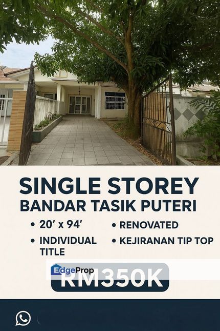 SINGLE STOREY @ BANDAR TASIK PUTERI, RAWANG, Selangor, Rawang